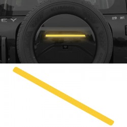 Yellow Spare Tire Reflective Strip Warning Sticker For Great Wall GWM WEY TANK 300