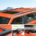 2PCS Black Luggage Rack Aluminum Alloy Crossbar Roof Rack For Great Wall GWM WEY TANK 300