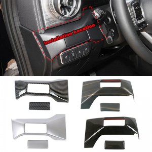 Interior ABS Driver Side Dashboard Frame Cover Trim For Great Wall GWM WEY TANK 300 2021-2024 LHD