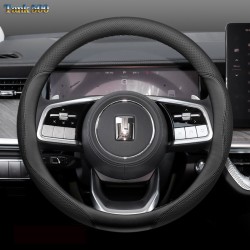 Hand-Sewn Soft Leather Wear-Resistant Steering Wheel Cover For Great Wall GWM WEY TANK 500