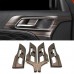 ABS Interior Door Handle Bowl Cover Trim For Great Wall GWM WEY TANK 300 2021-2024 LHD