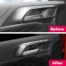 ABS Interior Door Handle Bowl Cover Trim For Great Wall GWM WEY TANK 300 2021-2024 LHD