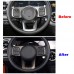 ABS Interior Steering Wheel Cover Trim For Great Wall GWM WEY TANK 300 2021-2024 LHD