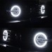 2PCS Car Front Headlight Cover With LED Light For Great Wall GWM WEY TANK 300 2021-2024