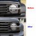 2PCS Front Headlamp Decorative Frame Trim For Great Wall GWM WEY TANK 300 2022 2023 2024