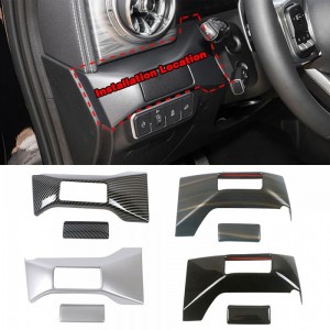 ABS Interior Driver Side Dashboard Frame Cover Trim For Great Wall GWM WEY TANK 300 2021-2024 LHD